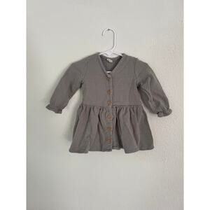 Quincy Mae Gauze Button Dress